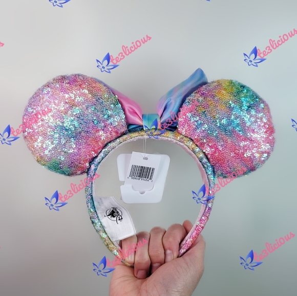 DISNEY PARKS RAINBOW PASTEL EARS HEADBAND - Picture 5 of 5